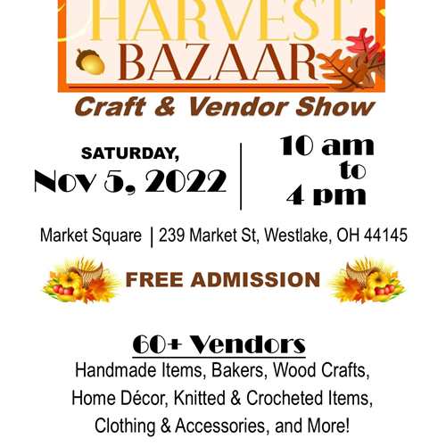 Harvest Bazaar Craft & Vendor Show